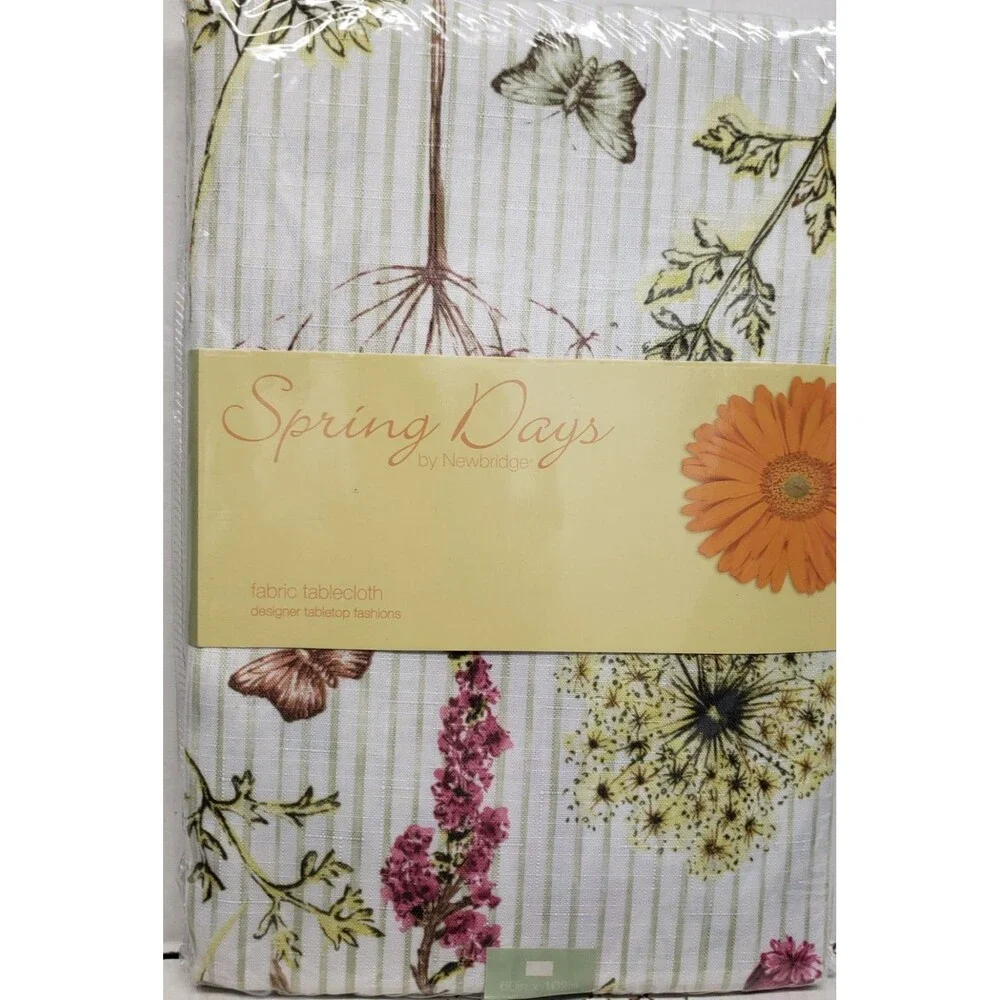 Printed Fabric Tablecloth,60x102
